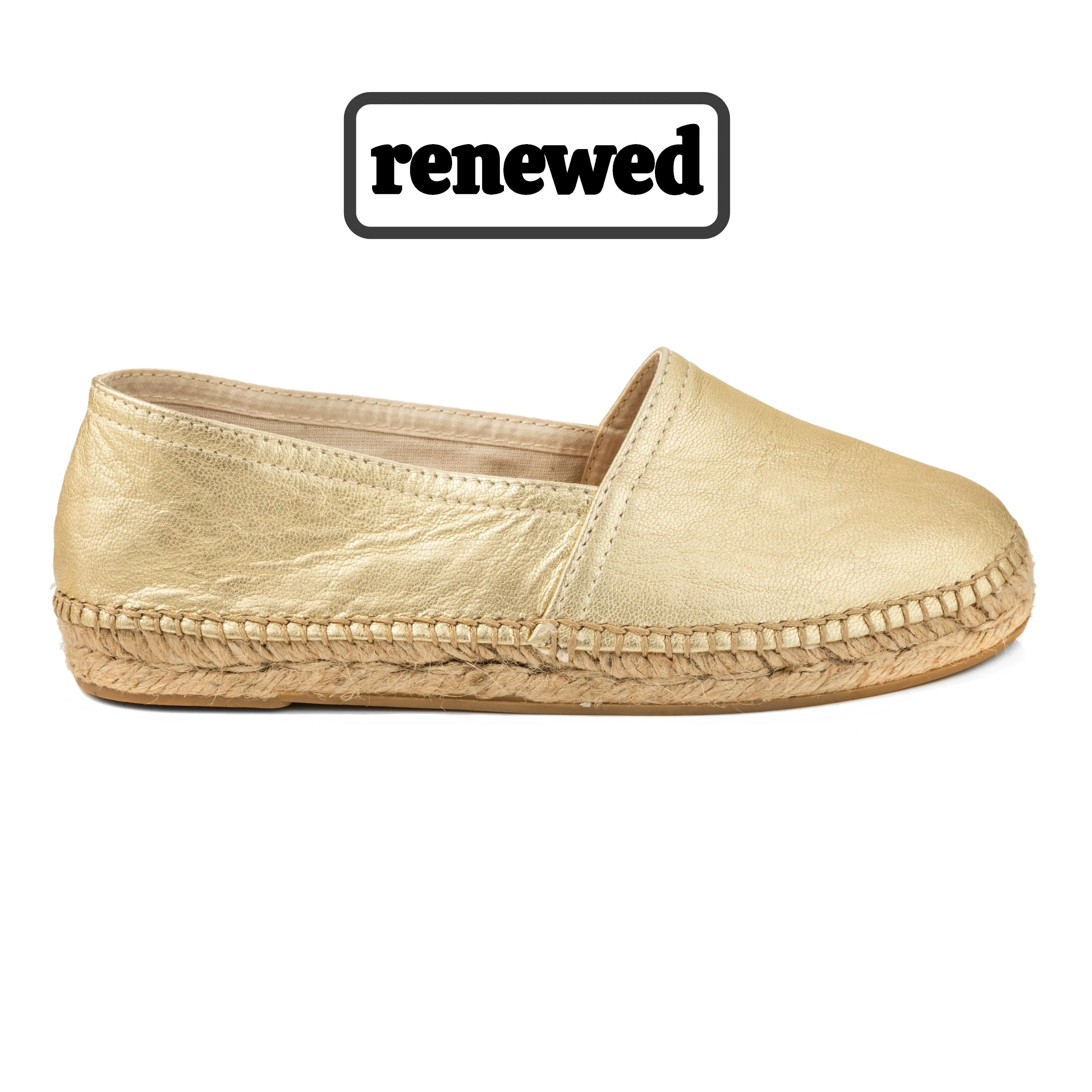 Renewed Basic Leather Slippers for Women - Riva-M