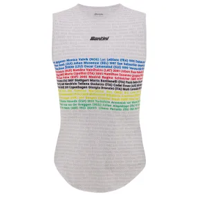 Santini UCI Official World Champion Baselayer - Print