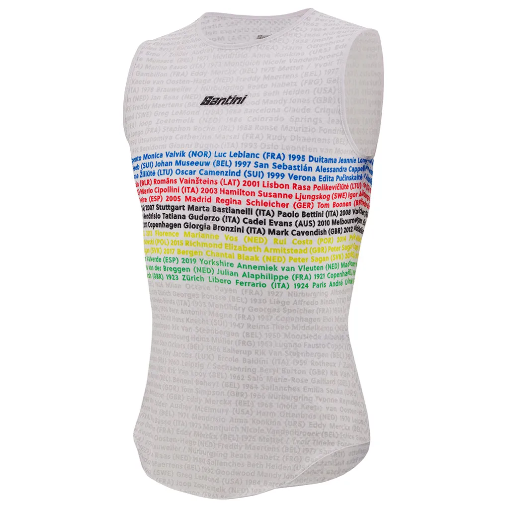 Santini UCI Official World Champion Baselayer - Print