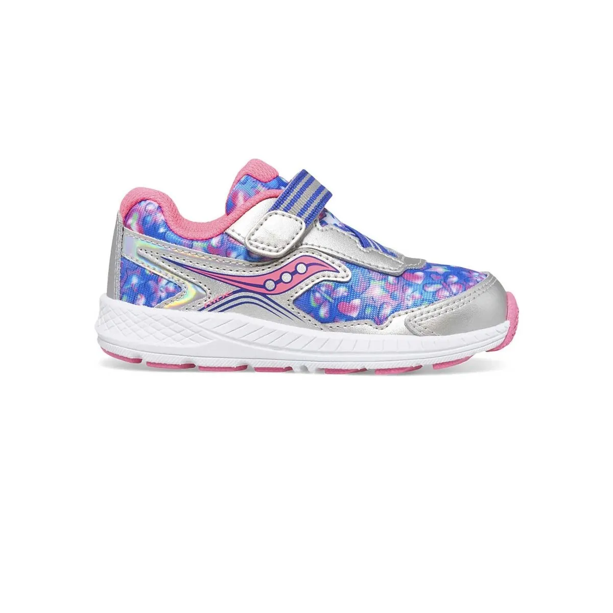 Saucony Toddler's Ride 10 Silver/Pink