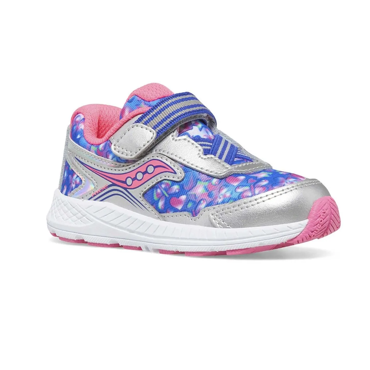 Saucony Toddler's Ride 10 Silver/Pink