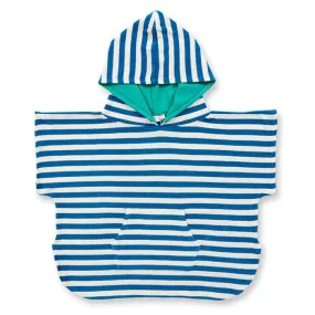 Sense Organics Blue Stripe Alvi Beach and Bath Poncho