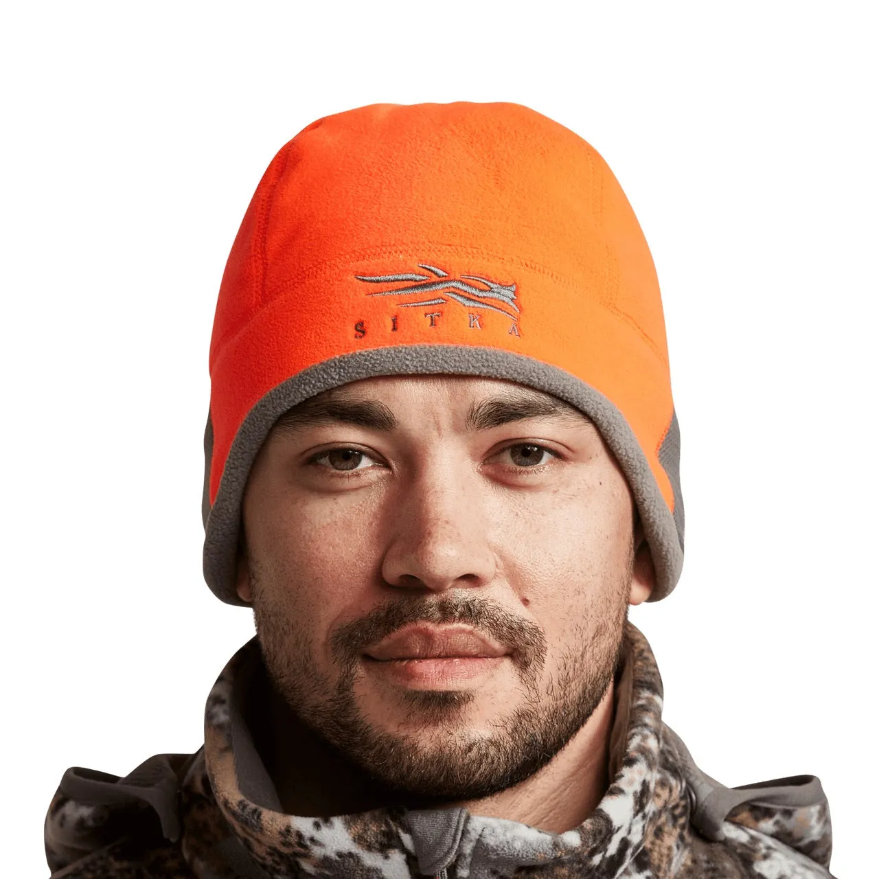 'Sitka' Men's Stratus Windstopper Beanie - Hunt Solids : Blaze Orange