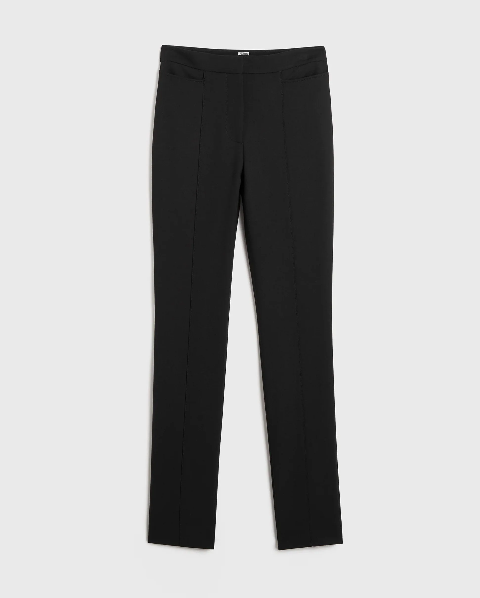 SLIM SUIT TROUSERS / BLACK