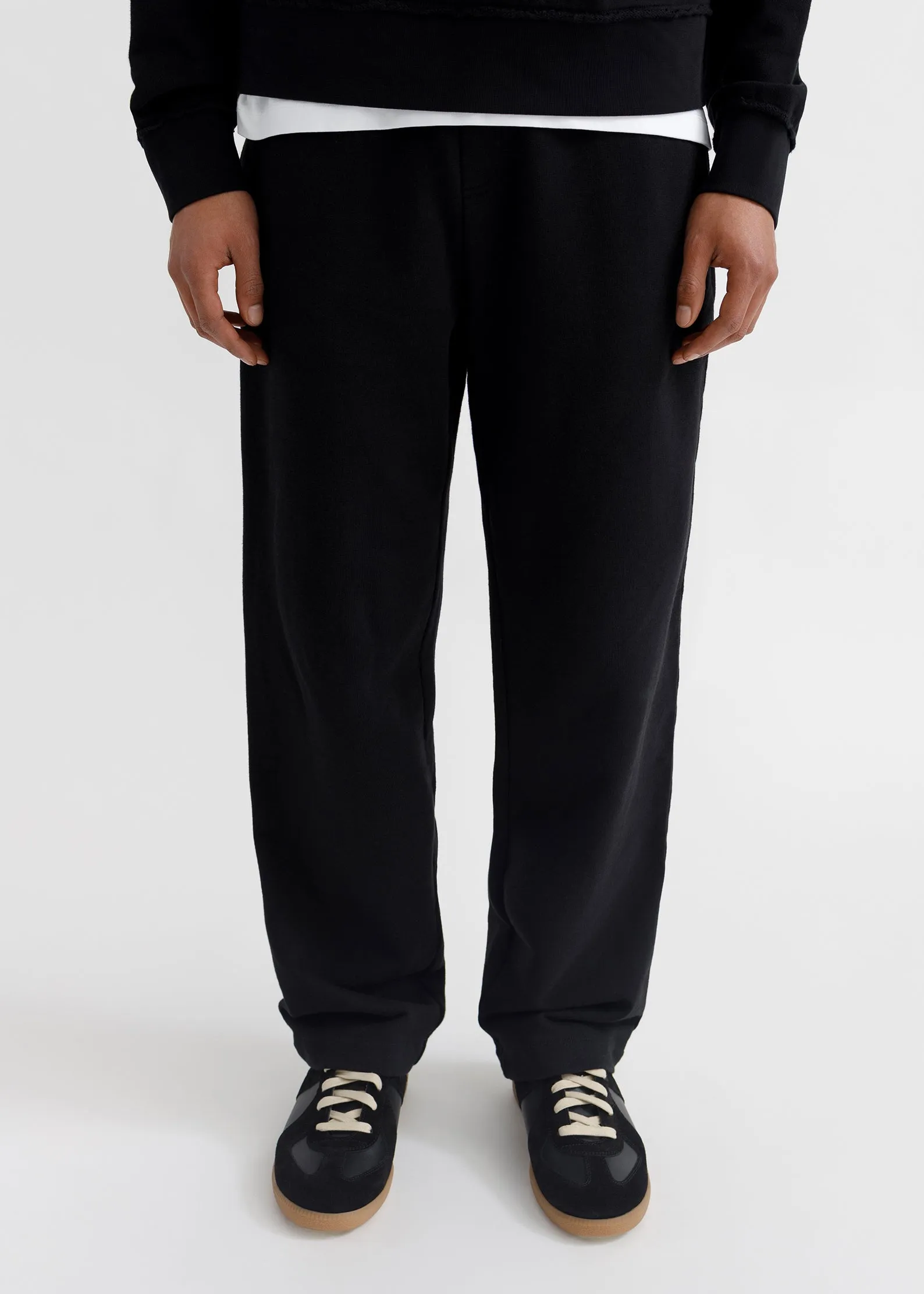 Straight Sweatpants - Black