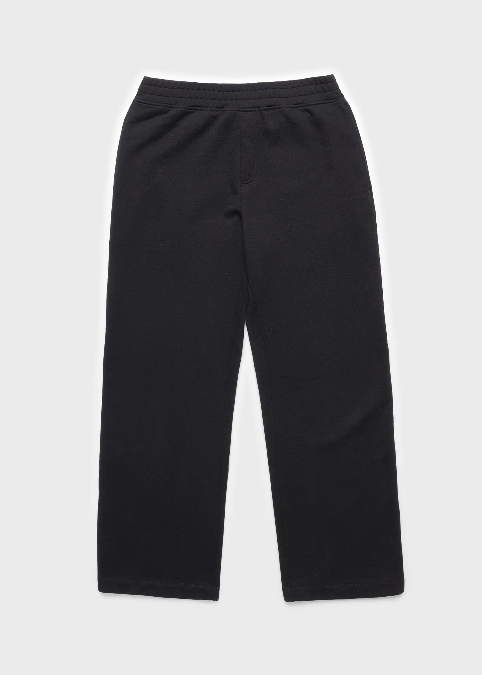 Straight Sweatpants - Black