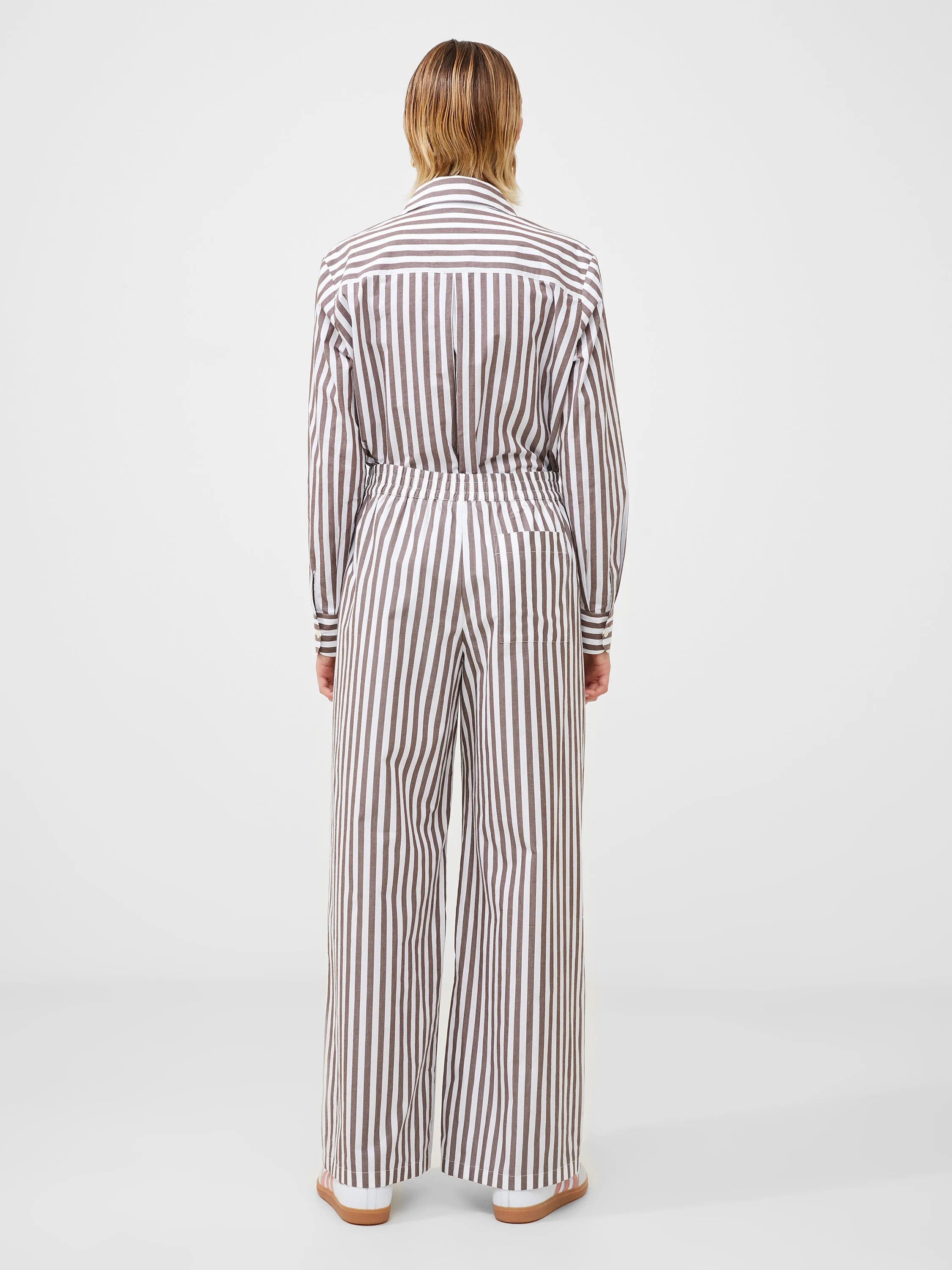 Stripe Poplin Trousers