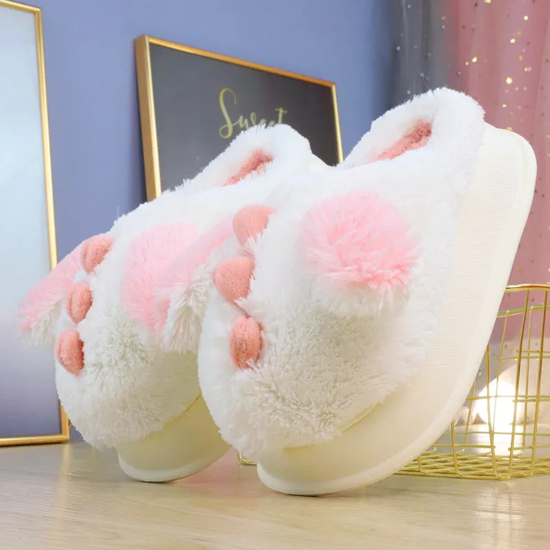 Sweet Pastel Dino Fluffy Slippers ON892