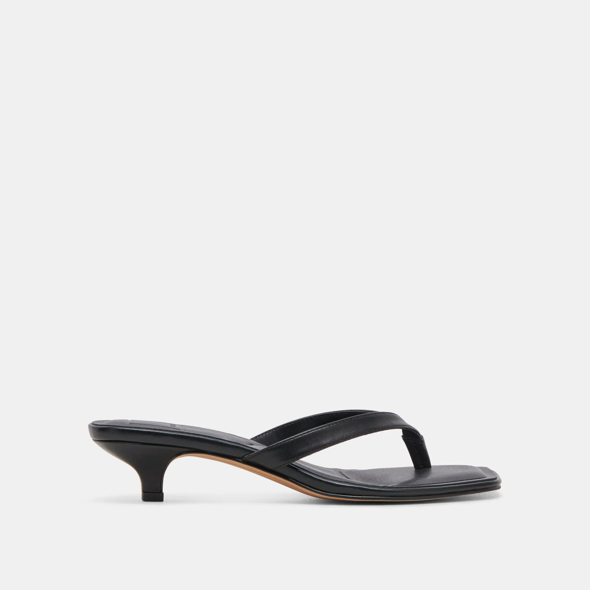 TASIAH SANDALS BLACK LEATHER