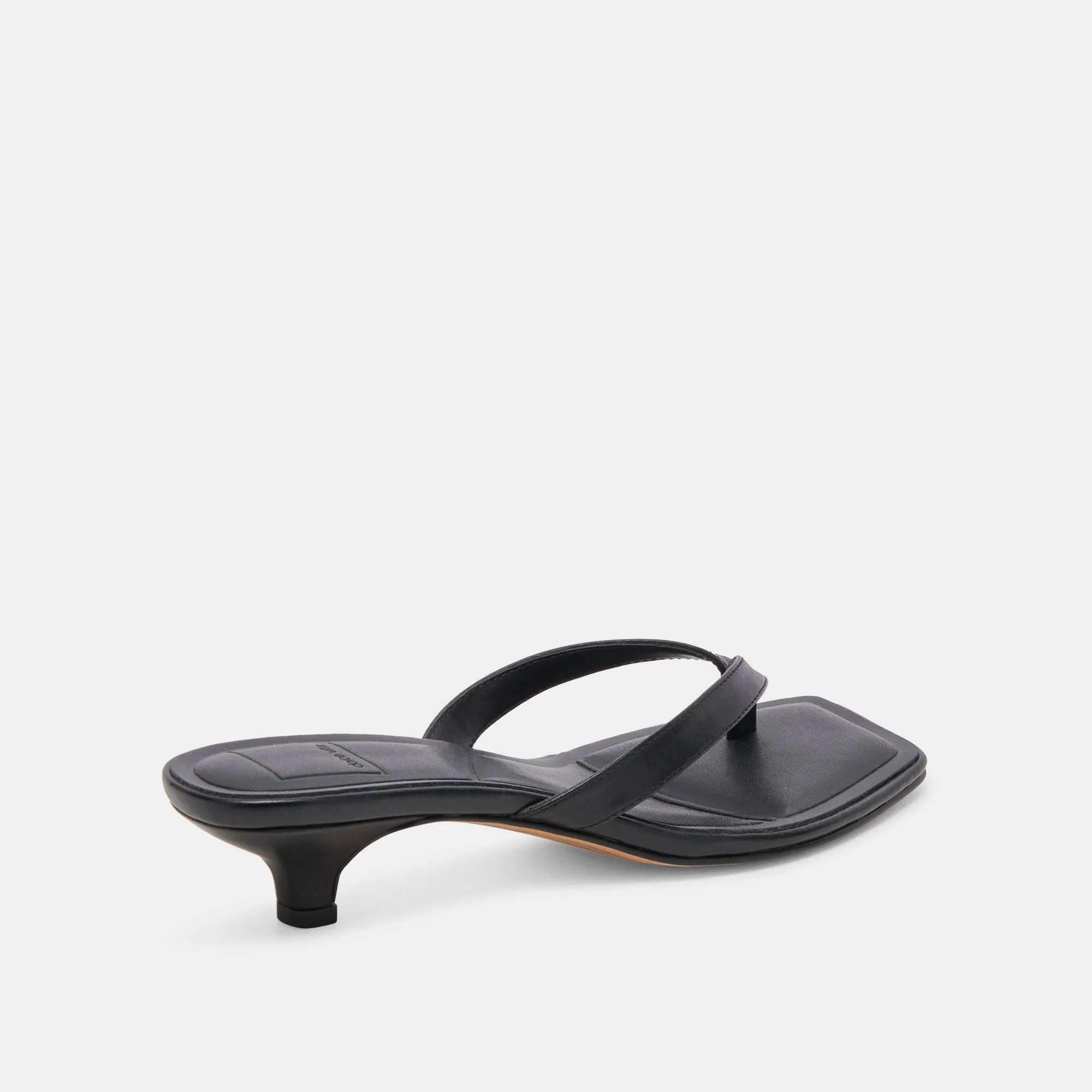 TASIAH SANDALS BLACK LEATHER