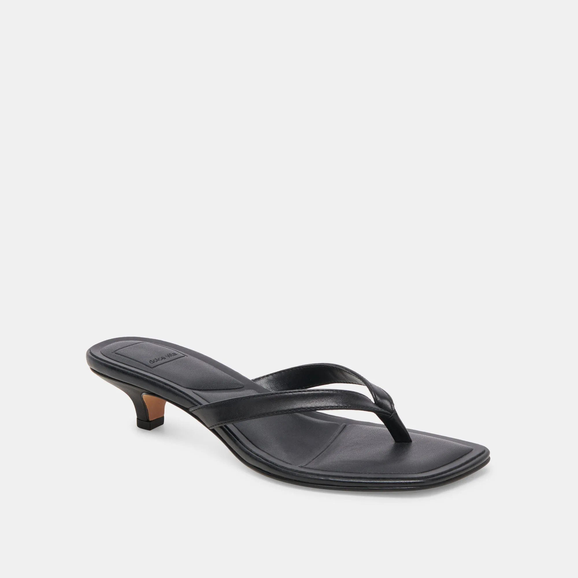 TASIAH SANDALS BLACK LEATHER