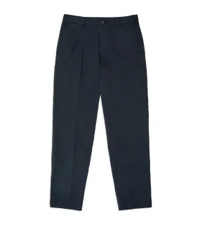 Trunk Hallam Cotton Poplin Trousers: Navy