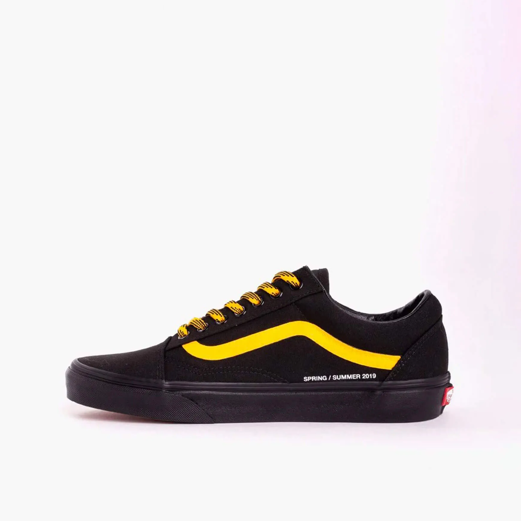 Vans Old Skool "Logo Stripe" Custom Black