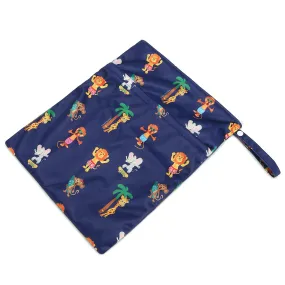 Wet Bag Zoo Animals Navy