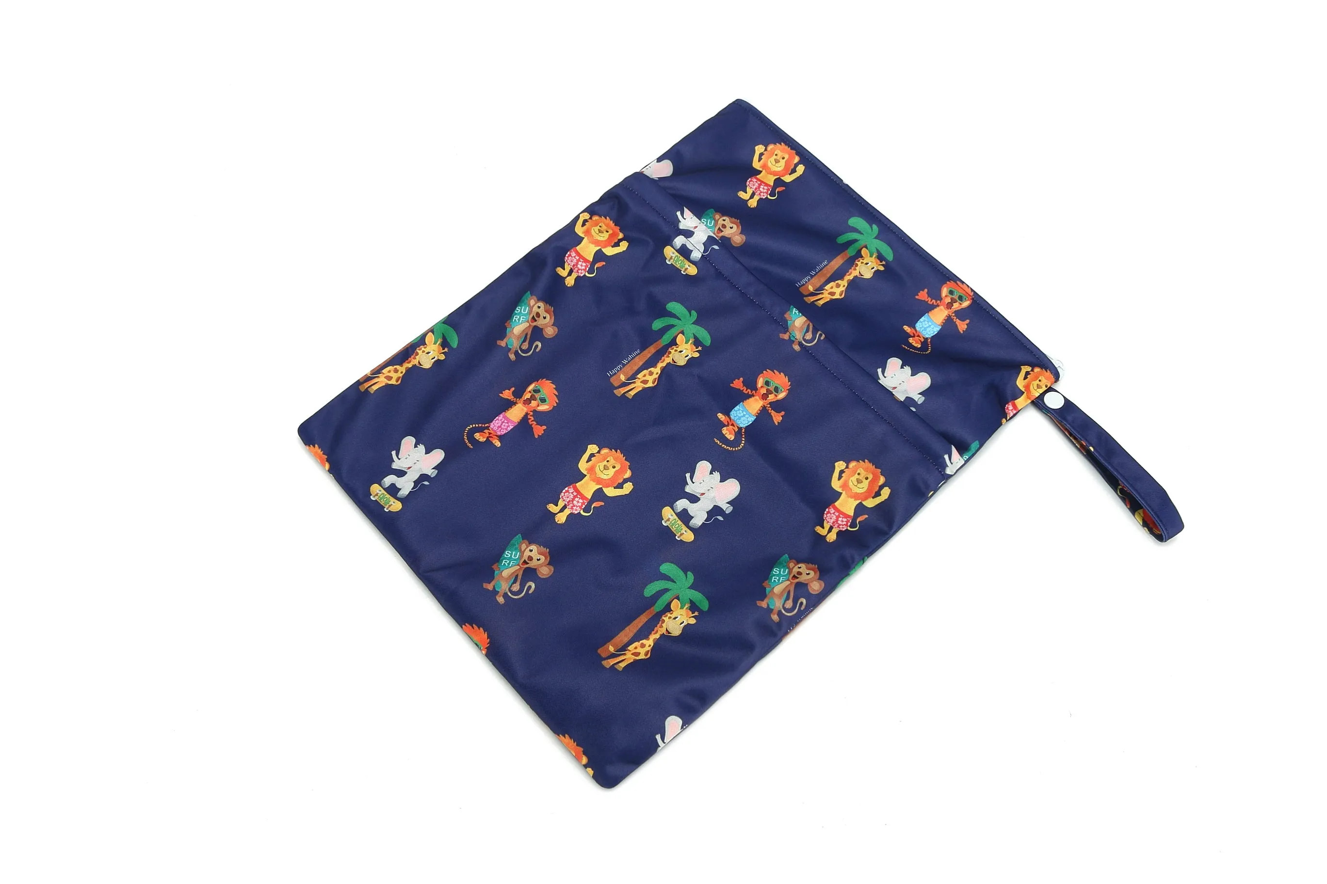 Wet Bag Zoo Animals Navy