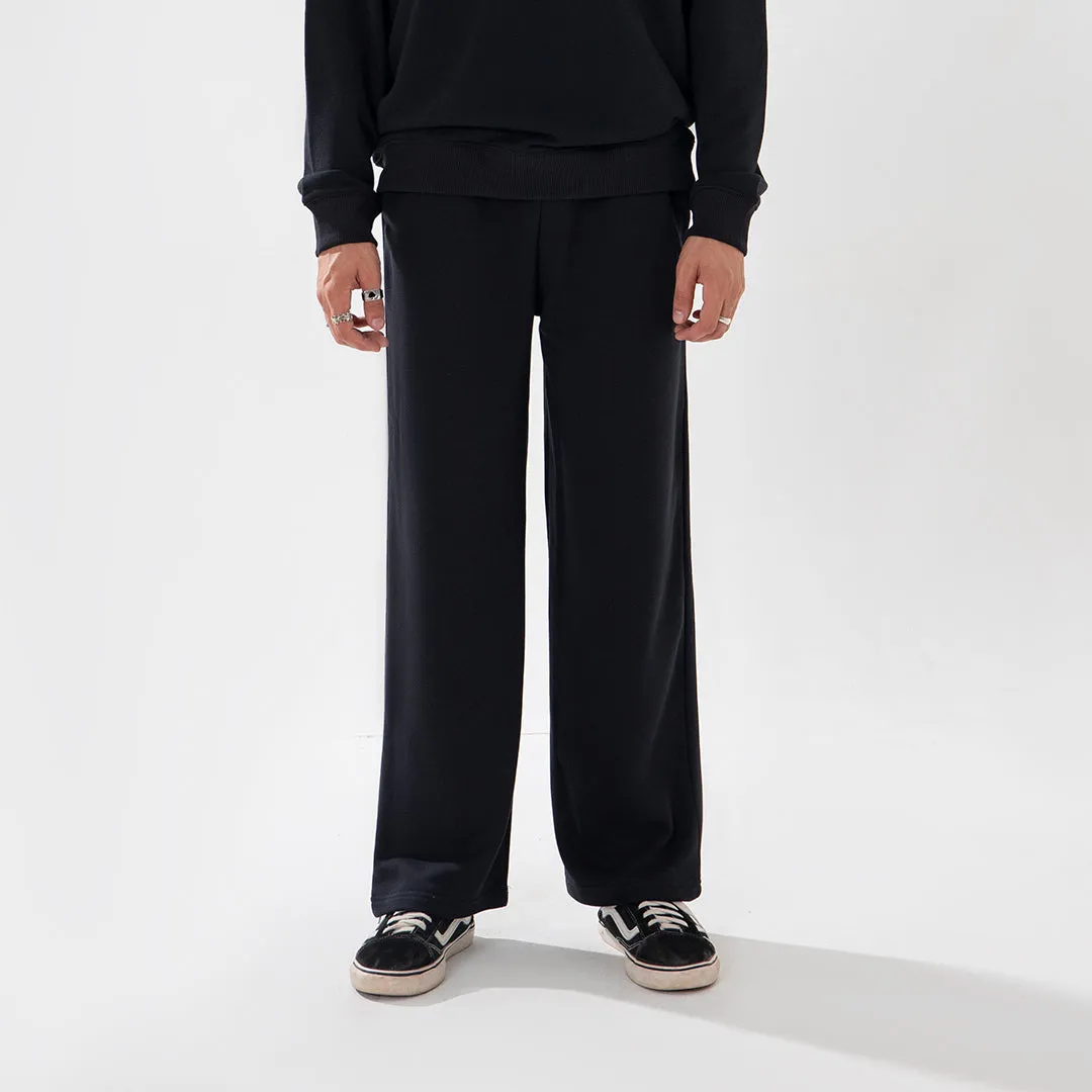 Wide Leg Trouser Unisex Black