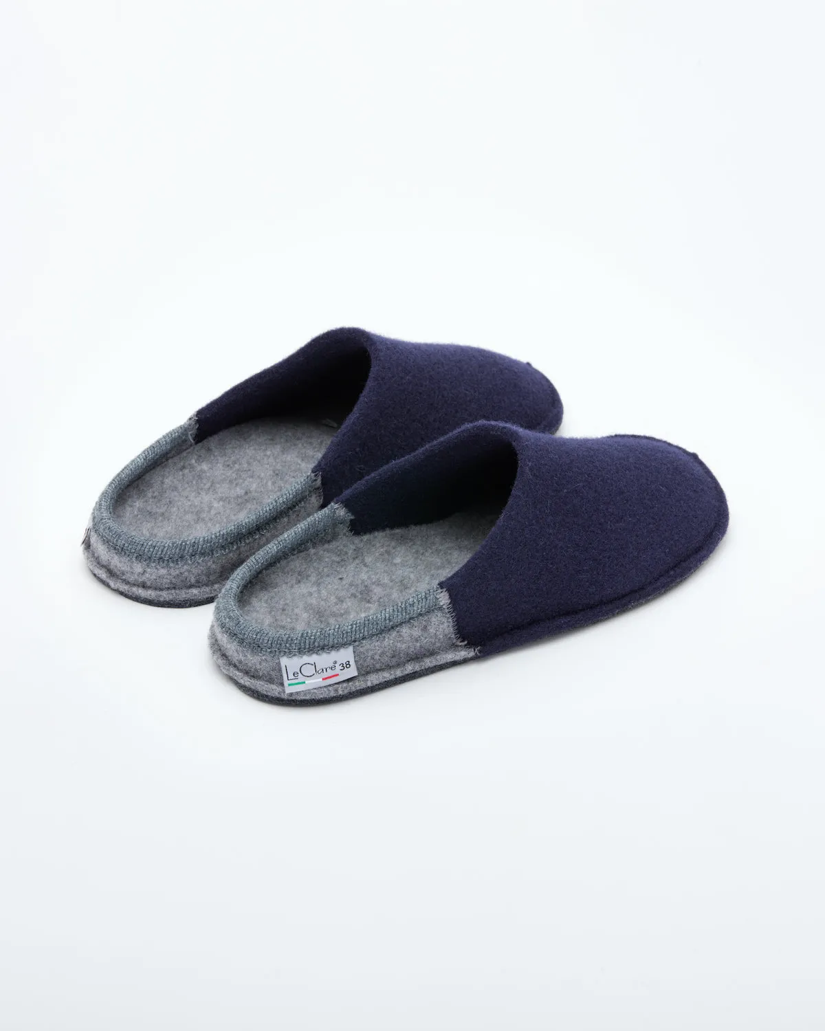 Women's Nuvola Bico Wool Slipper Navy