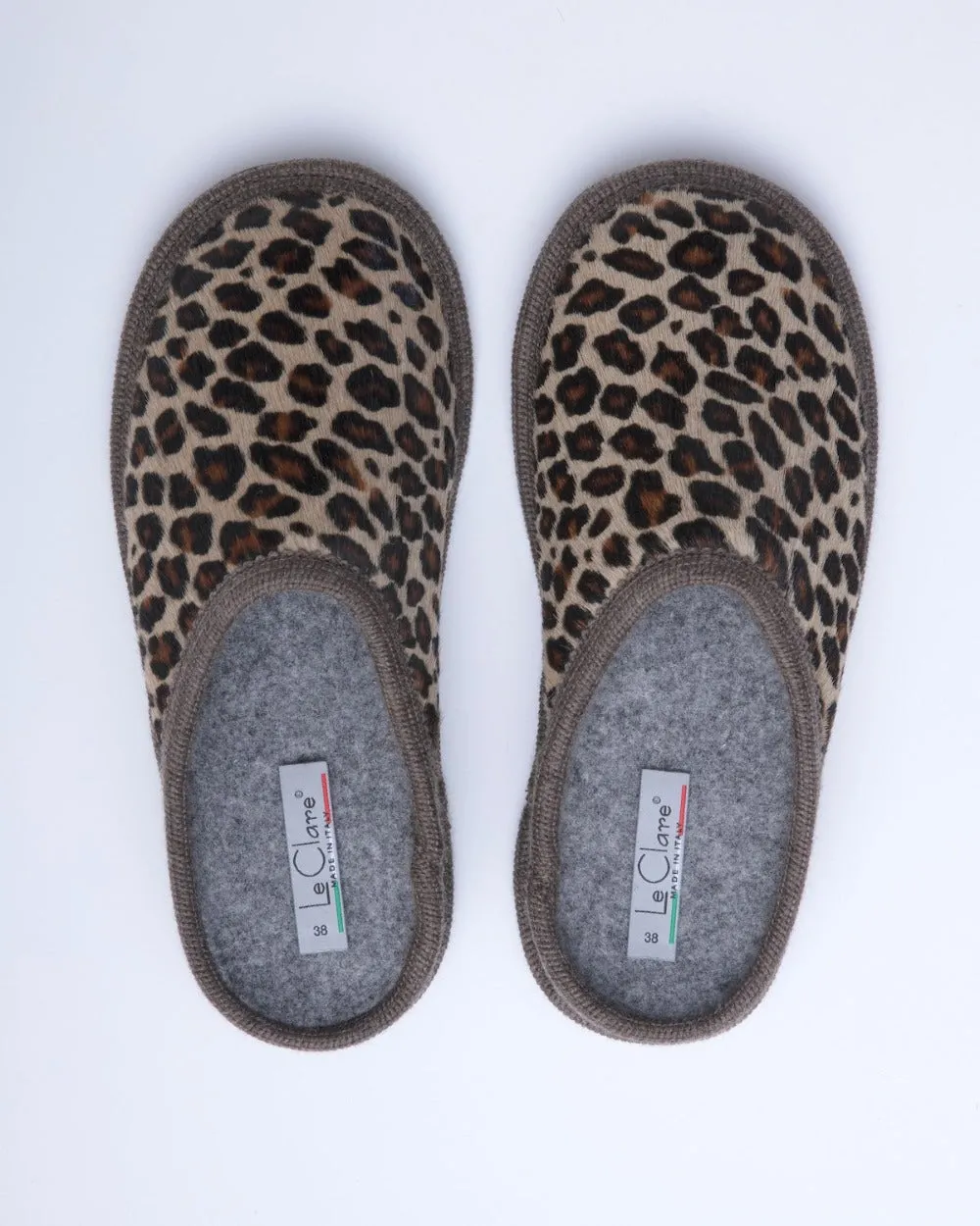 Women's Nuvola Cavallino Slipper Leopard Pony