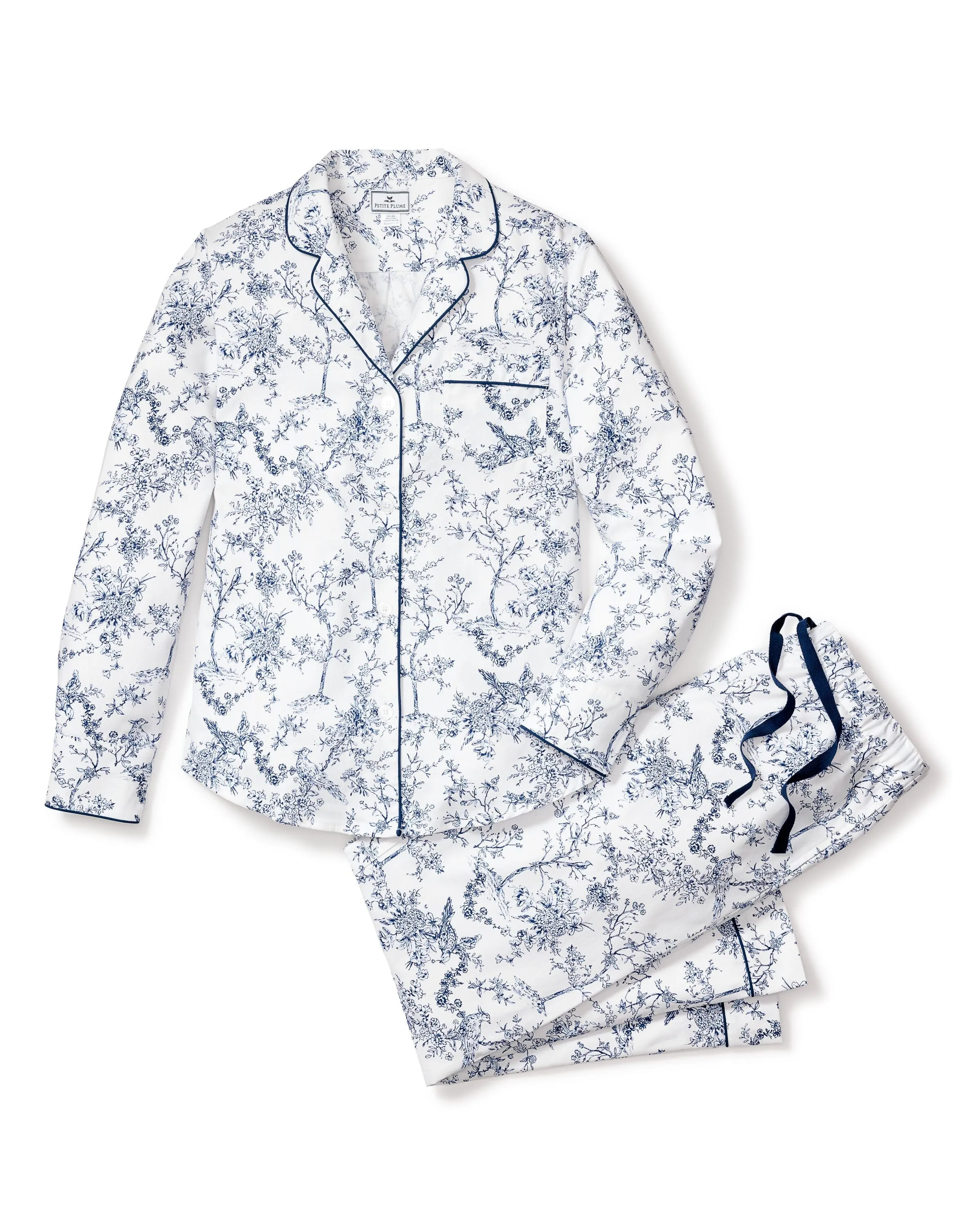 Women's Twill Pajama Set | Timeless Toile